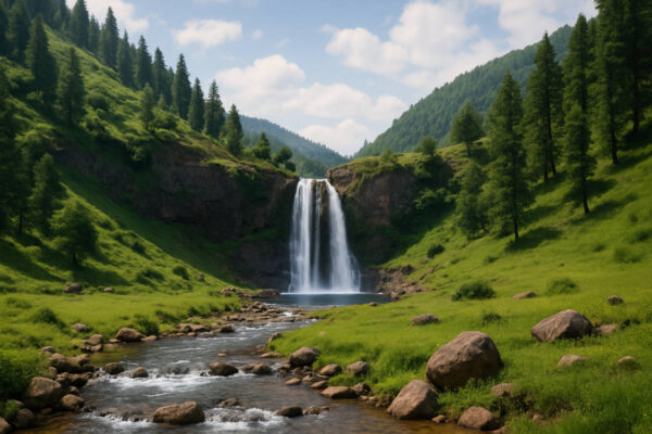 Darhal Valley Khornar Waterfall