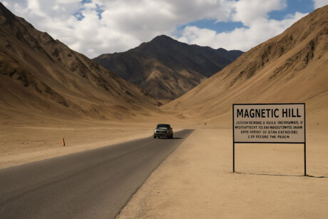 Magnetic Hill Ladakh – The Mysterious Gravity Hill near Leh